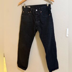 Levi’s Premium 501 ‘93 Straight Jeans 28x30 Washed Black